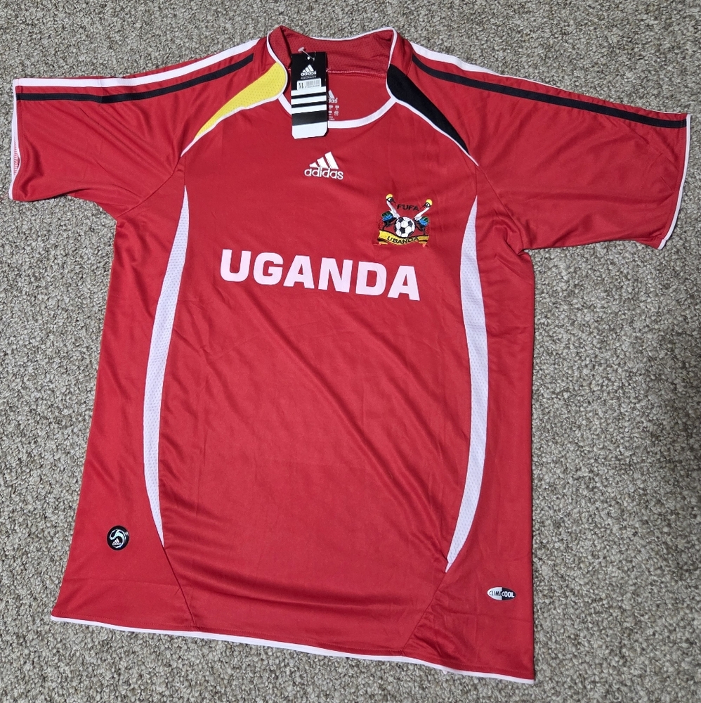 Uganda Cranes Jersey NWT Adidas Climacool Futbol Soccer Youth XL